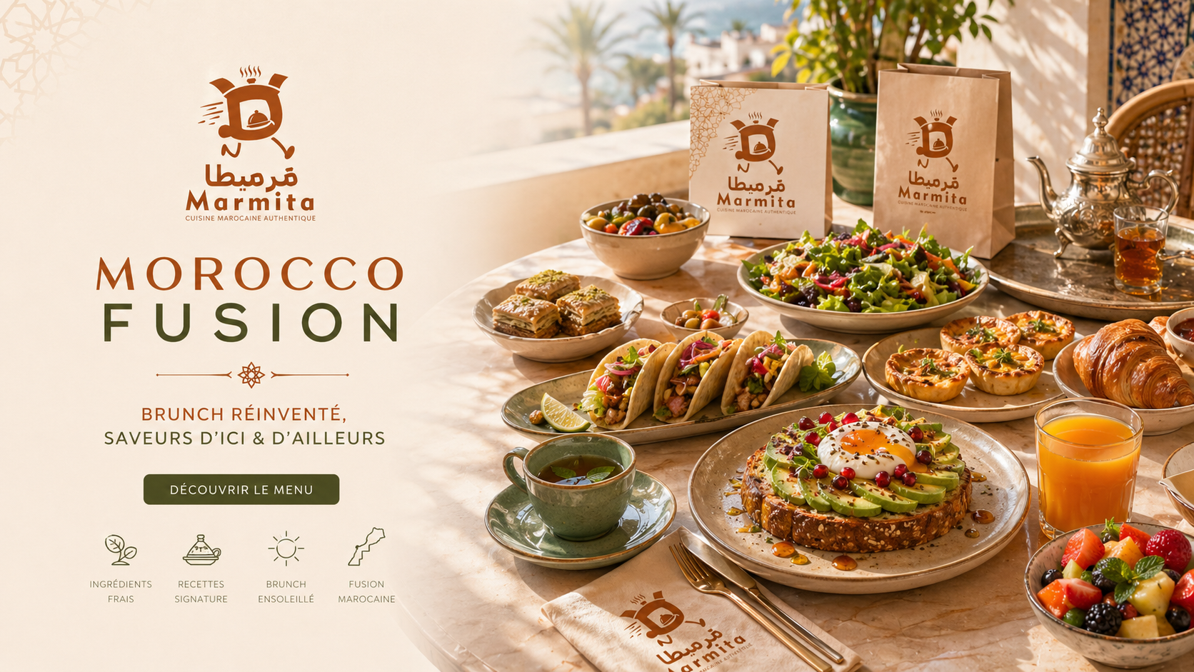 Marmita brunch Morocco Fusion